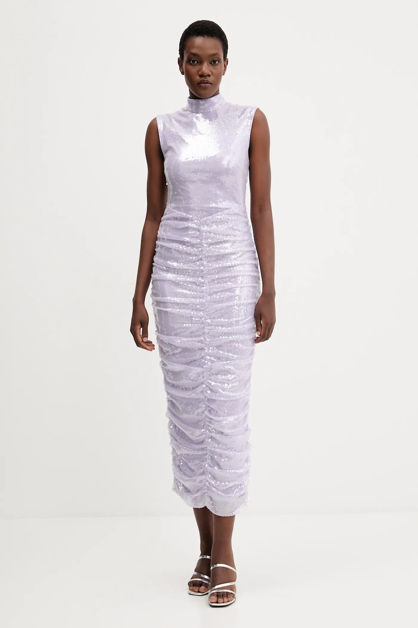 Rotate rochie culoarea violet