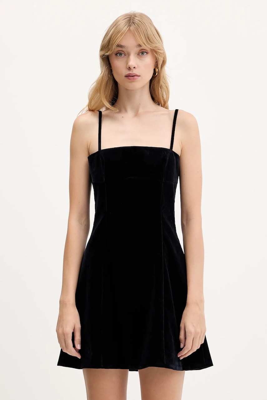 Rotate rochie de catifea mini