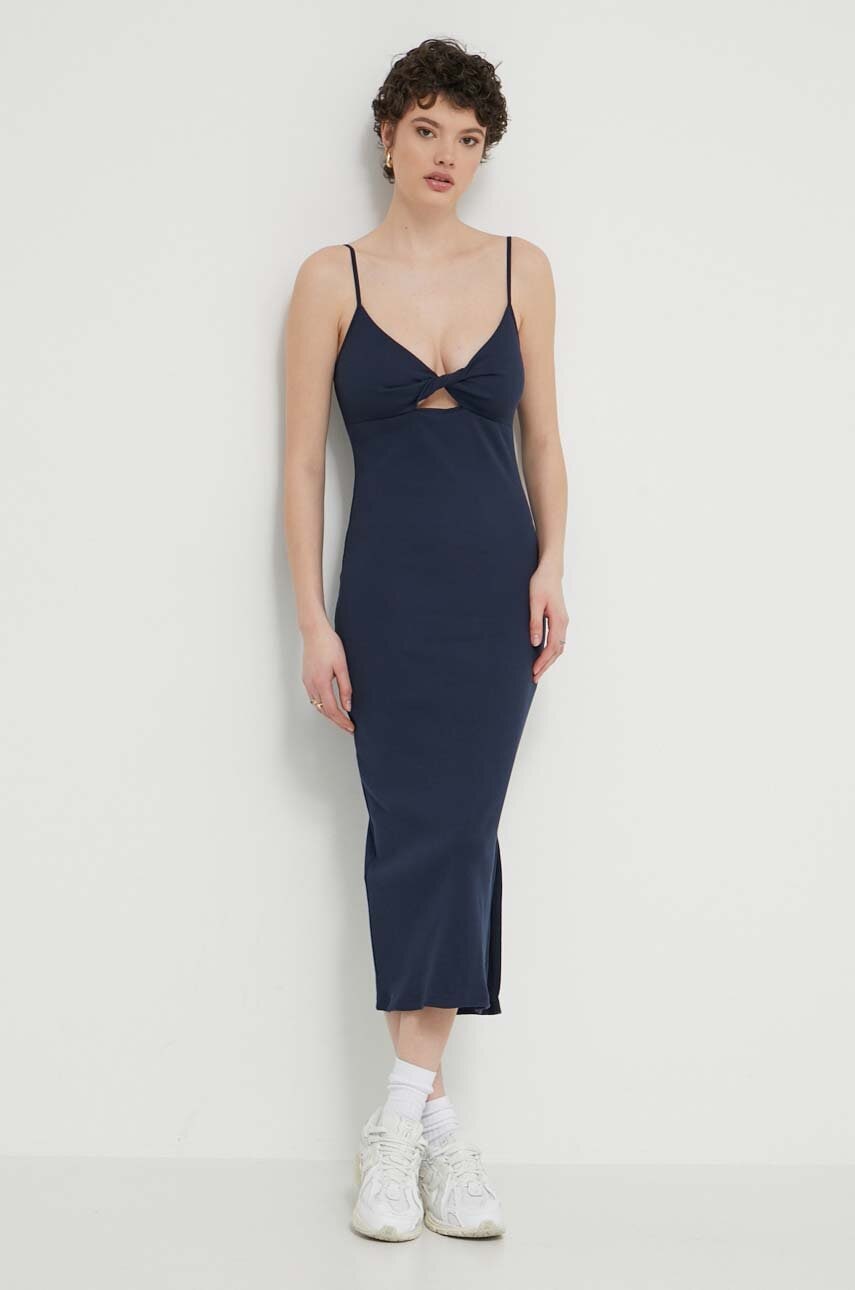 Roxy rochie Wavey Lady culoarea bleumarin