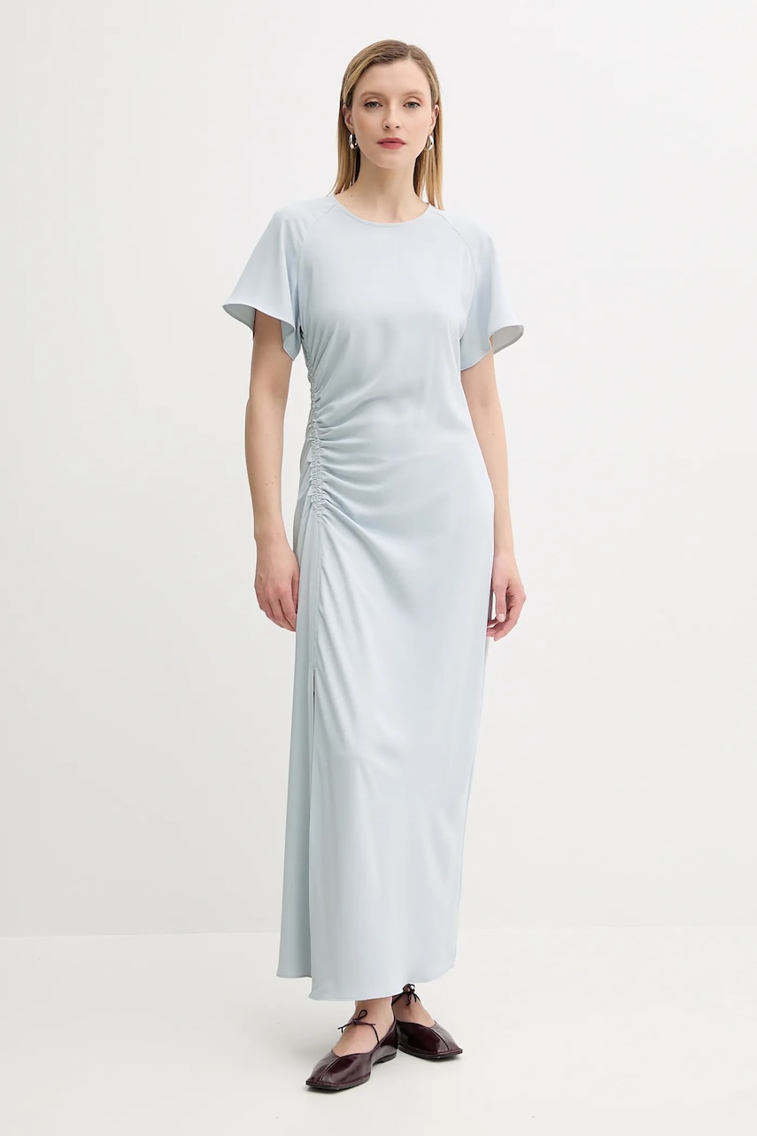 Samsoe Samsoe rochie SAALBERO culoarea gri