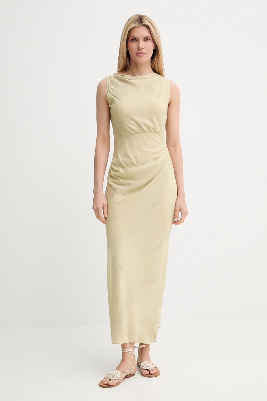 Samsoe Samsoe rochie SAHIRA culoarea bej