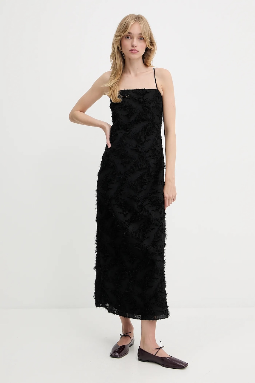 Samsoe Samsoe rochie SALAZIO culoarea negru