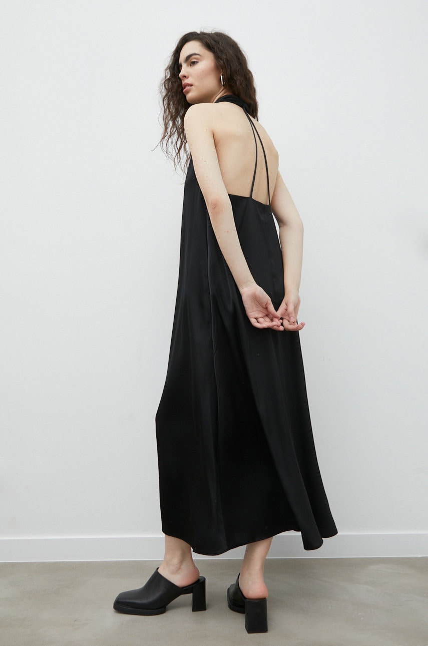 Samsoe Samsoe rochie culoarea bleumarin