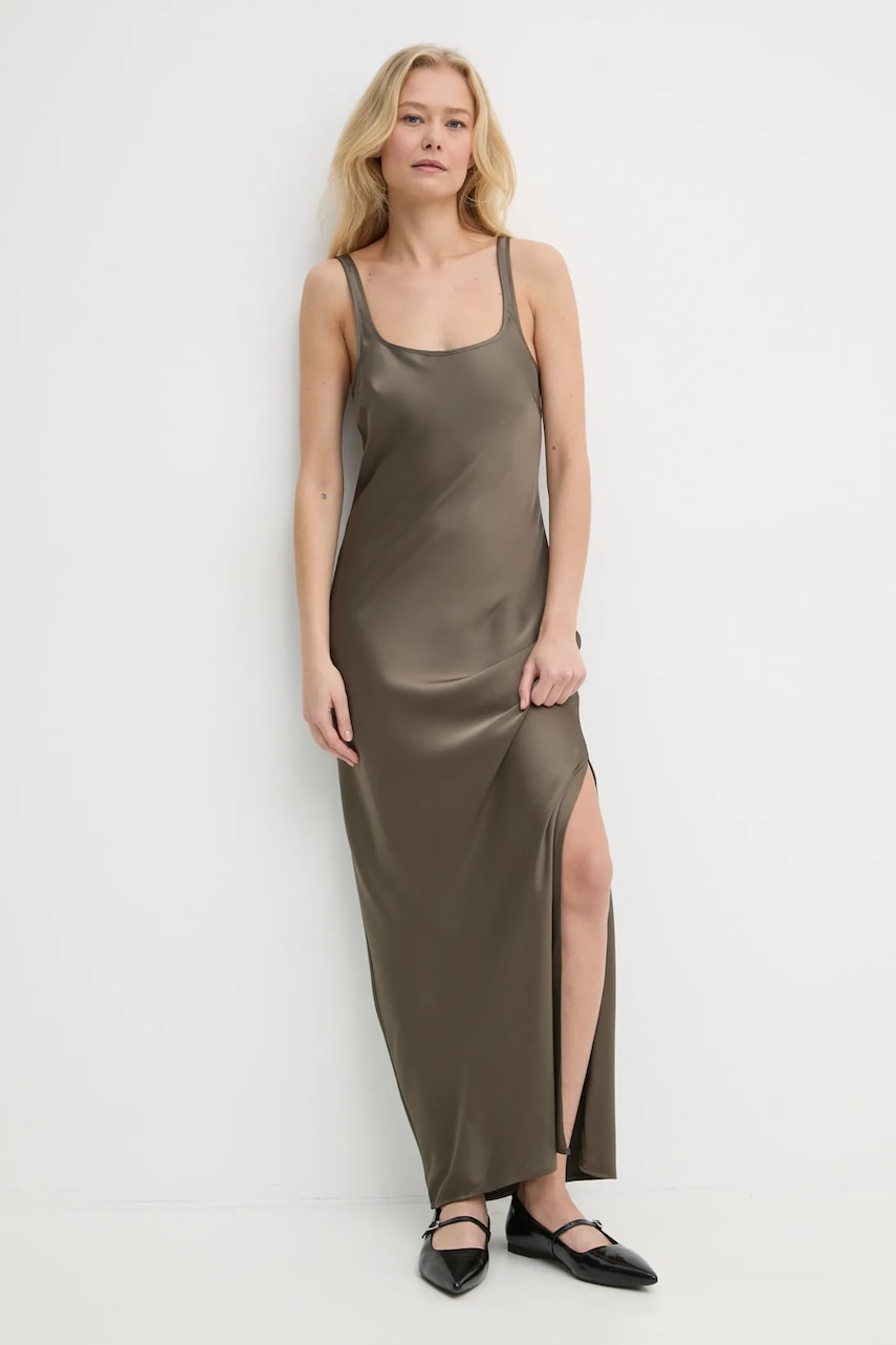 Samsoe Samsoe rochie culoarea gri
