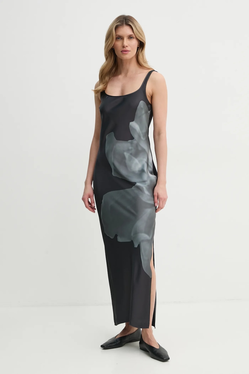 Samsoe Samsoe rochie culoarea negru