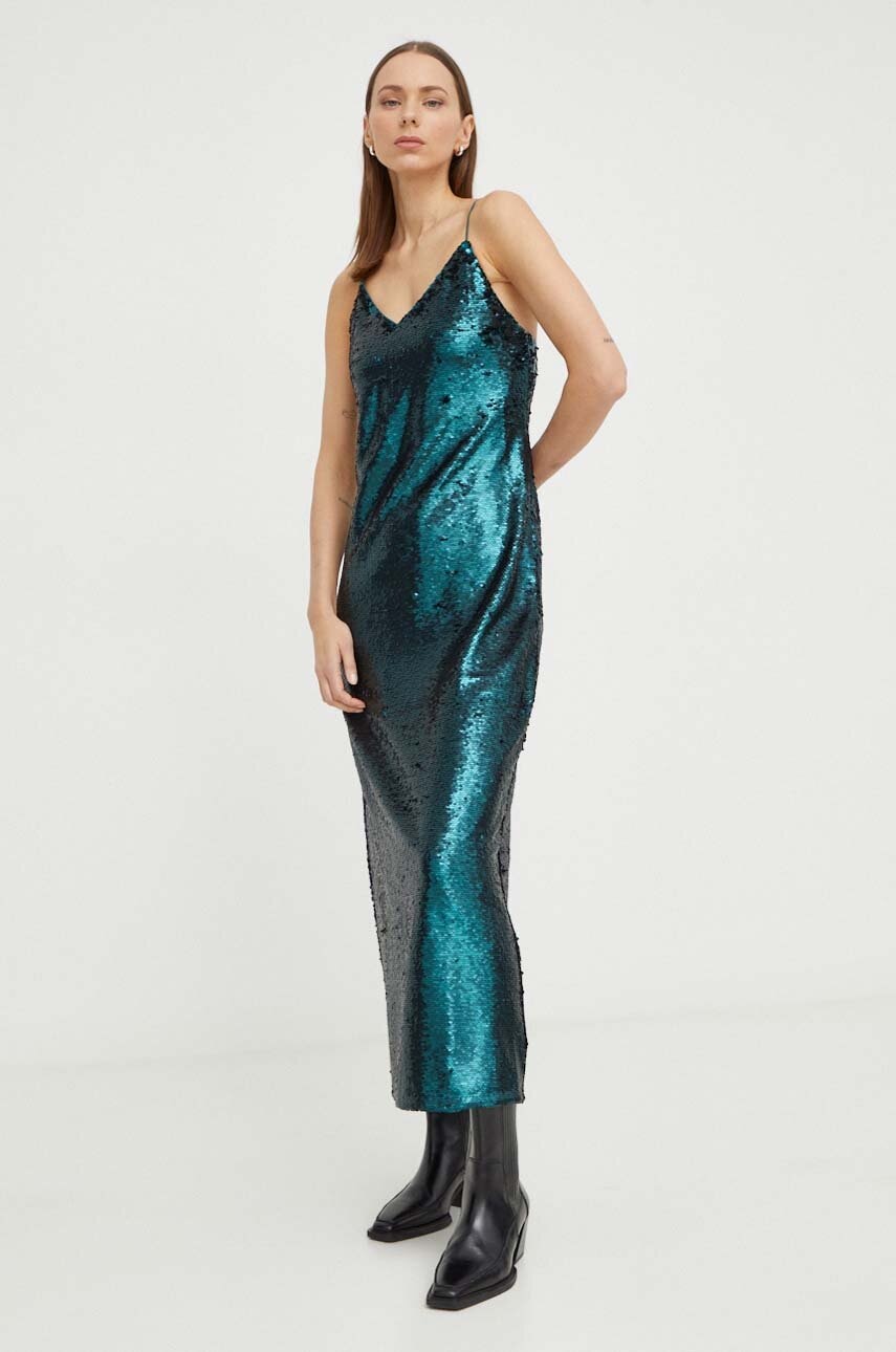 Samsoe Samsoe rochie culoarea verde