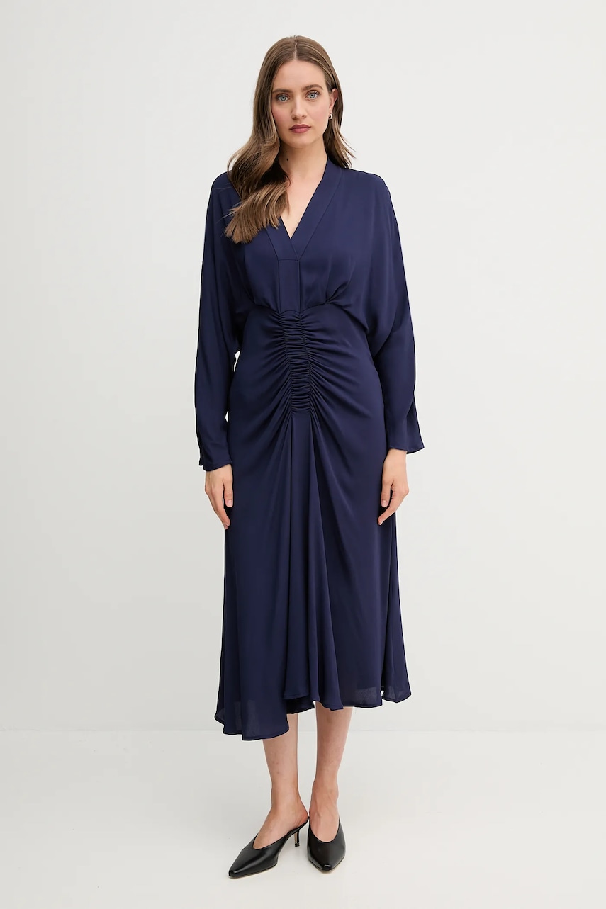 Sandro Ferrone rochie culoarea bleumarin