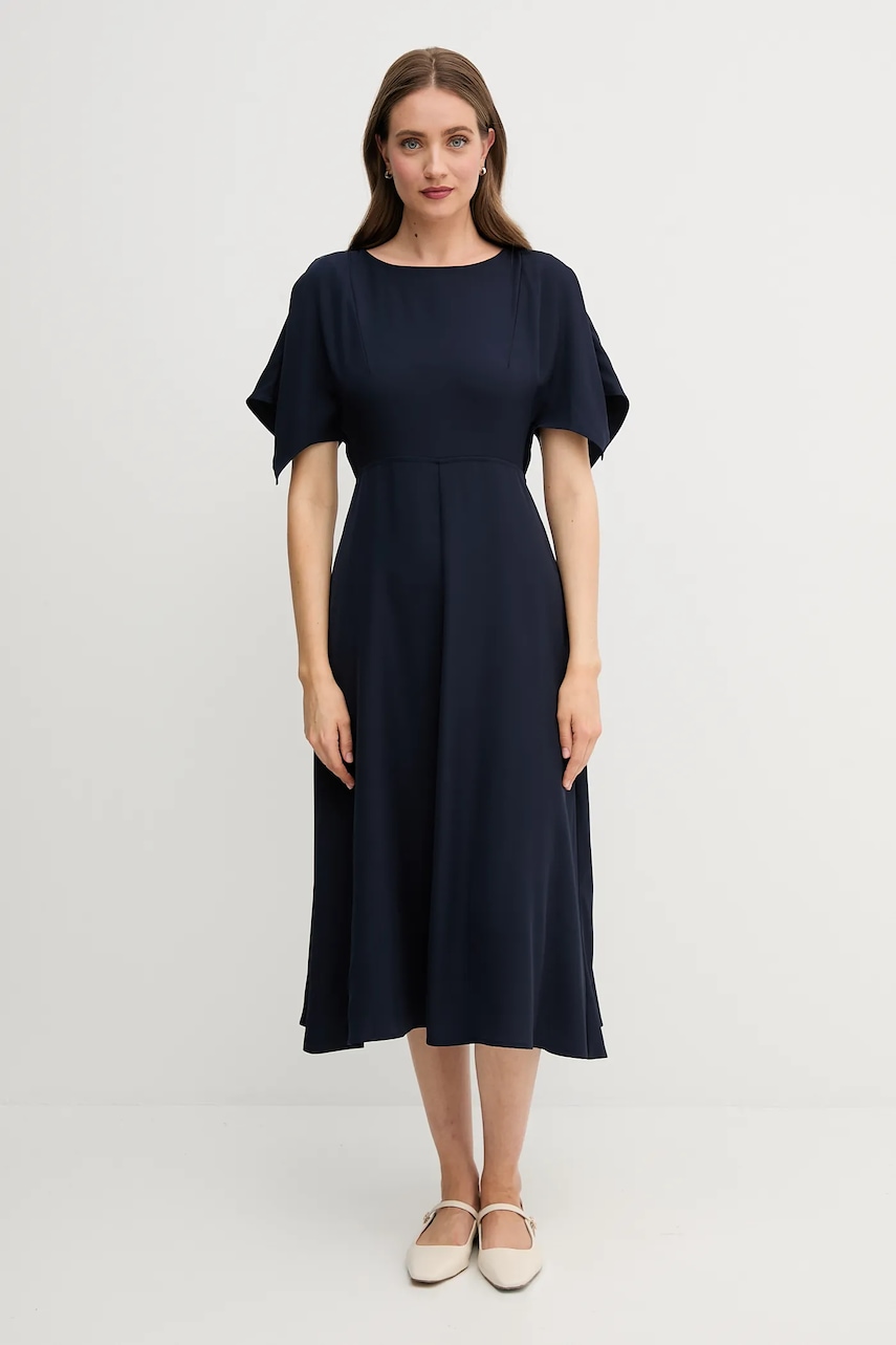 Sandro Ferrone rochie culoarea bleumarin