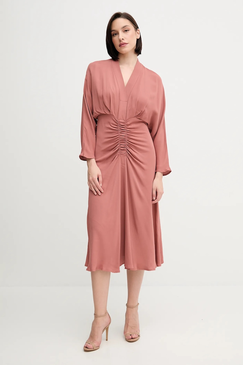 Sandro Ferrone rochie culoarea portocaliu