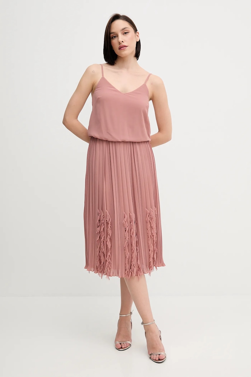 Sandro Ferrone rochie culoarea portocaliu