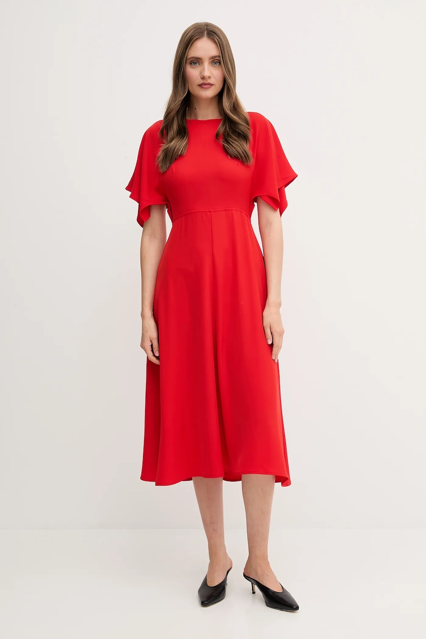 Sandro Ferrone rochie culoarea rosu