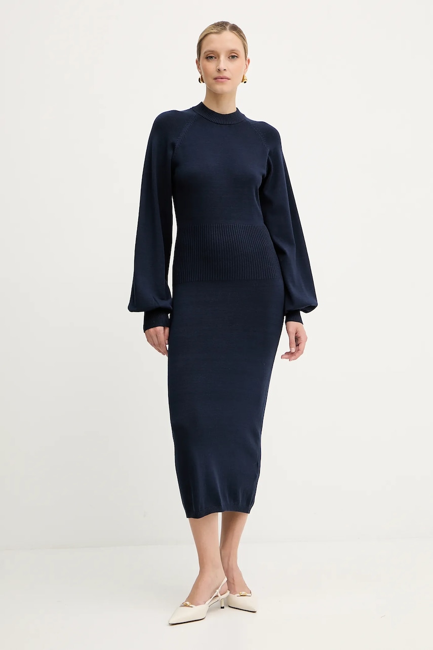 Silvian Heach rochie AMARAT culoarea albastru marin
