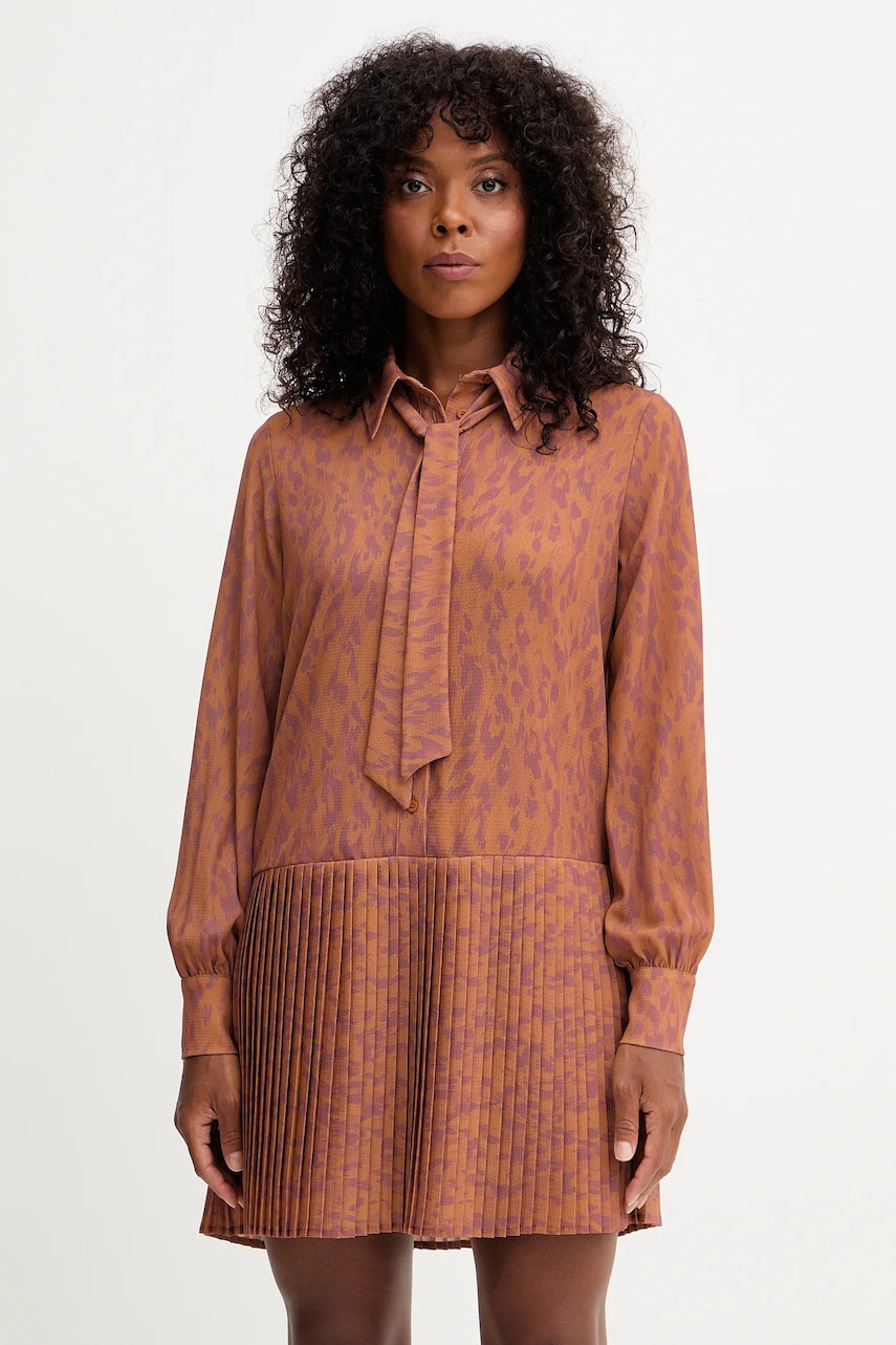 Silvian Heach rochie BENYE culoarea maro