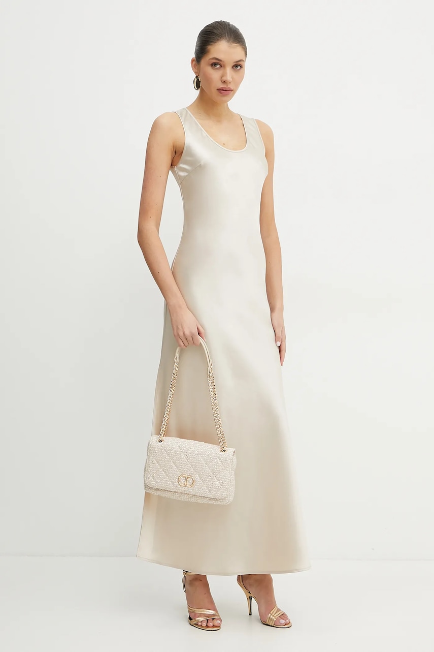 Silvian Heach rochie CORNAVA culoarea bej