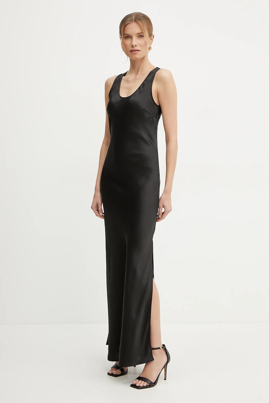 Silvian Heach rochie CORNAVA culoarea negru