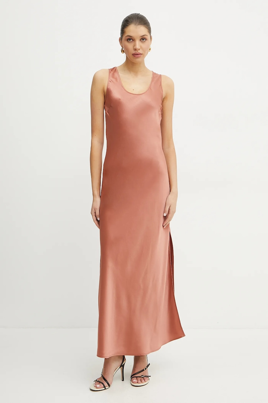 Silvian Heach rochie CORNAVA culoarea portocaliu