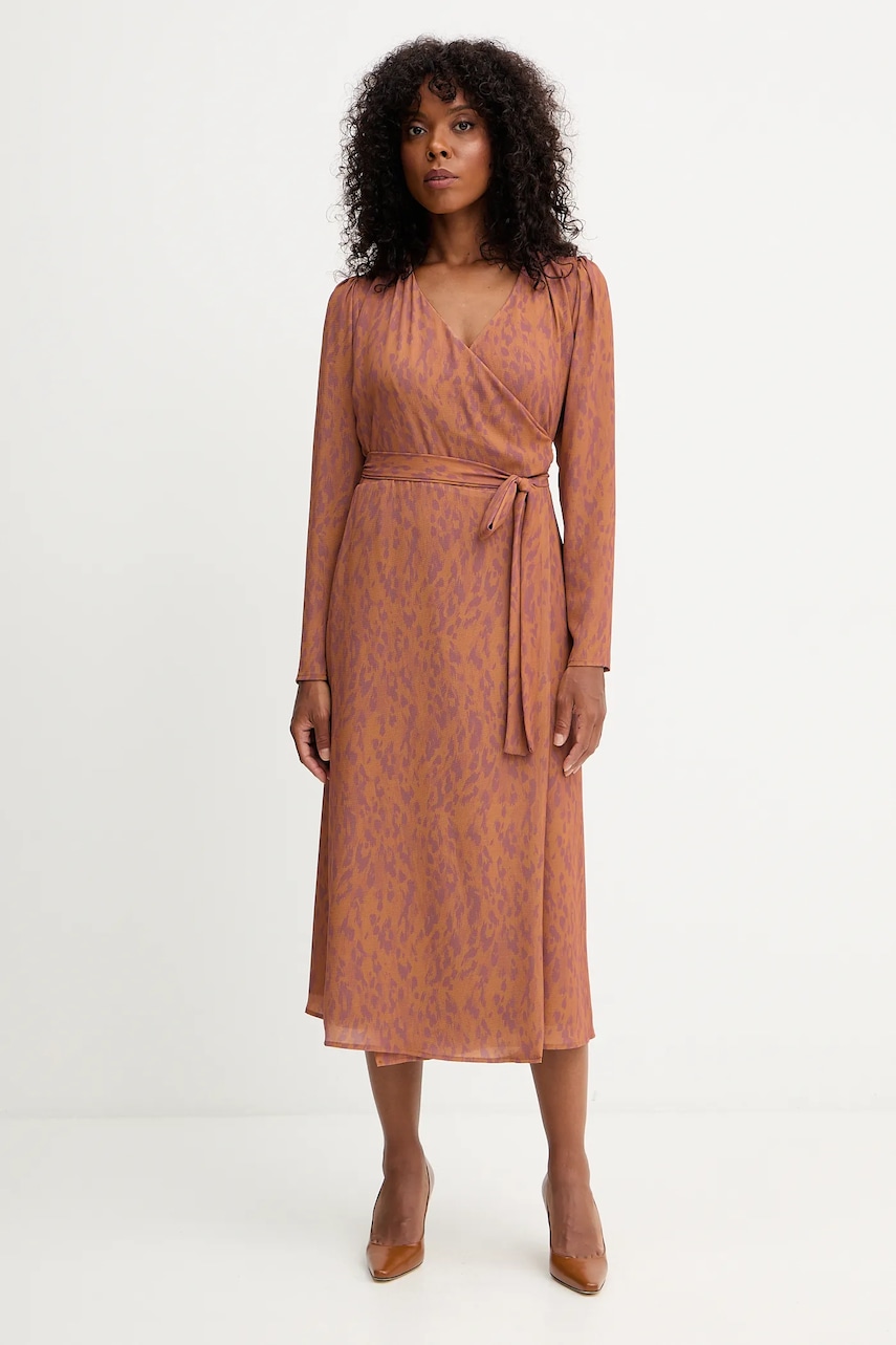 Silvian Heach rochie HARGA culoarea maro