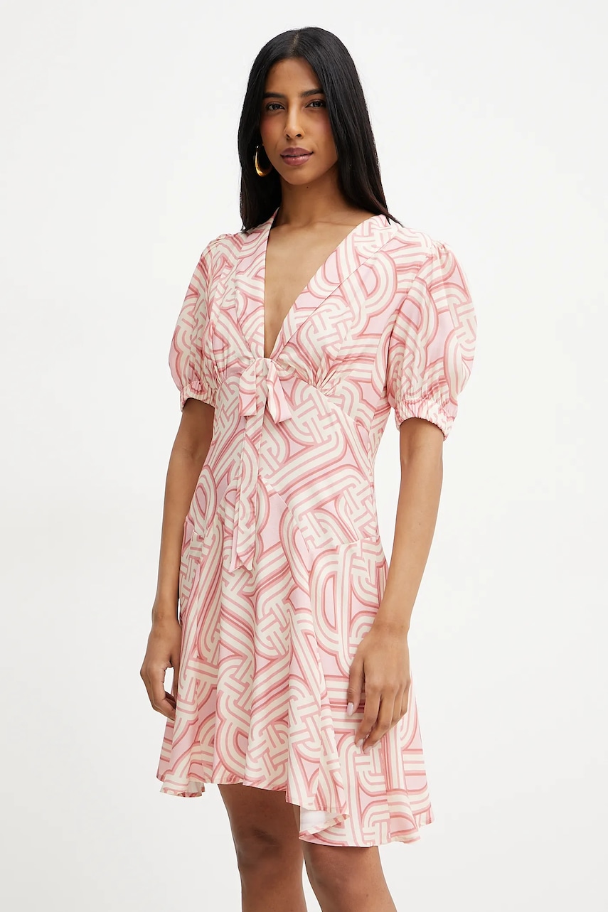 Silvian Heach rochie LAPUG culoarea bej