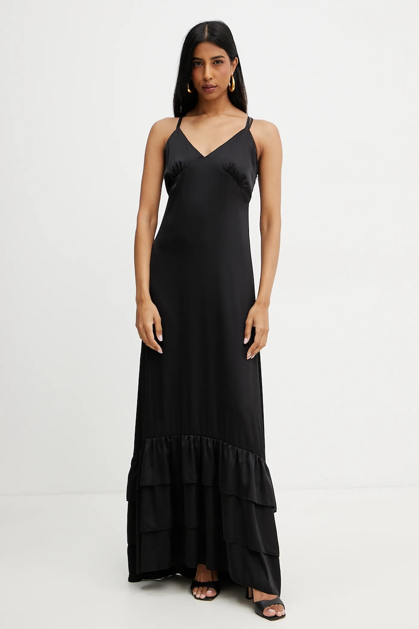 Silvian Heach rochie RASPOL culoarea negru