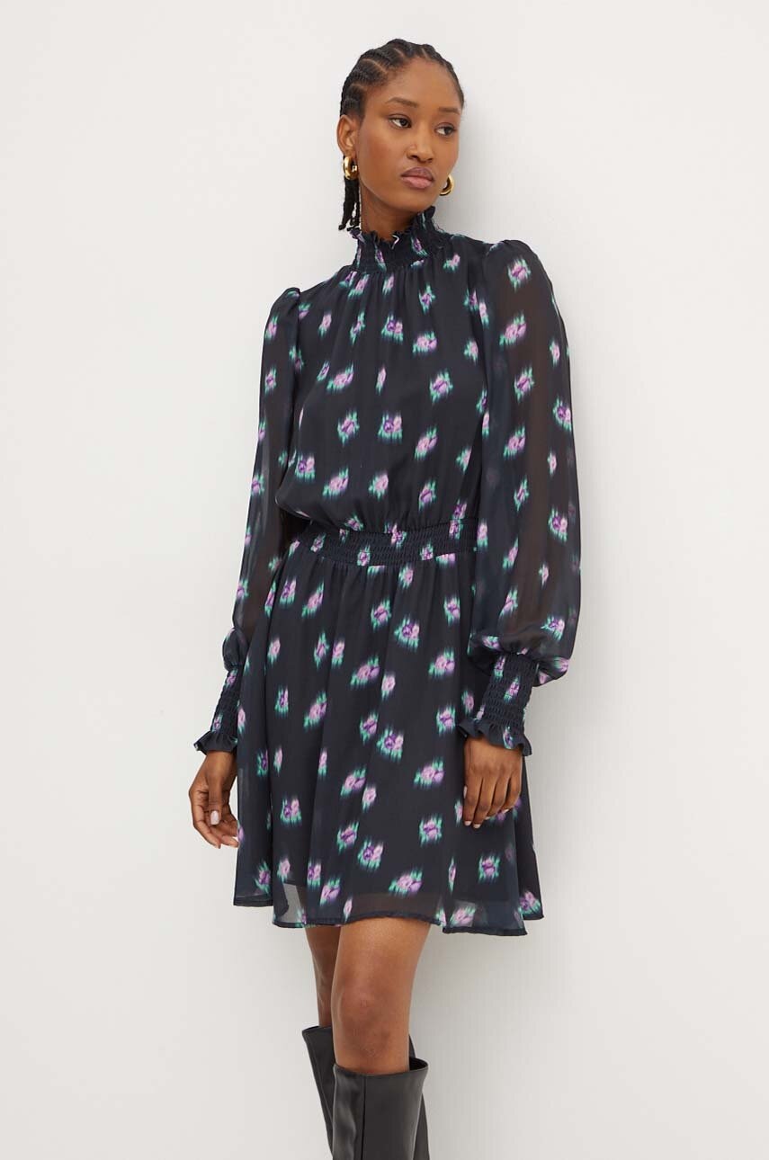 Silvian Heach rochie WYLUDDA culoarea negru