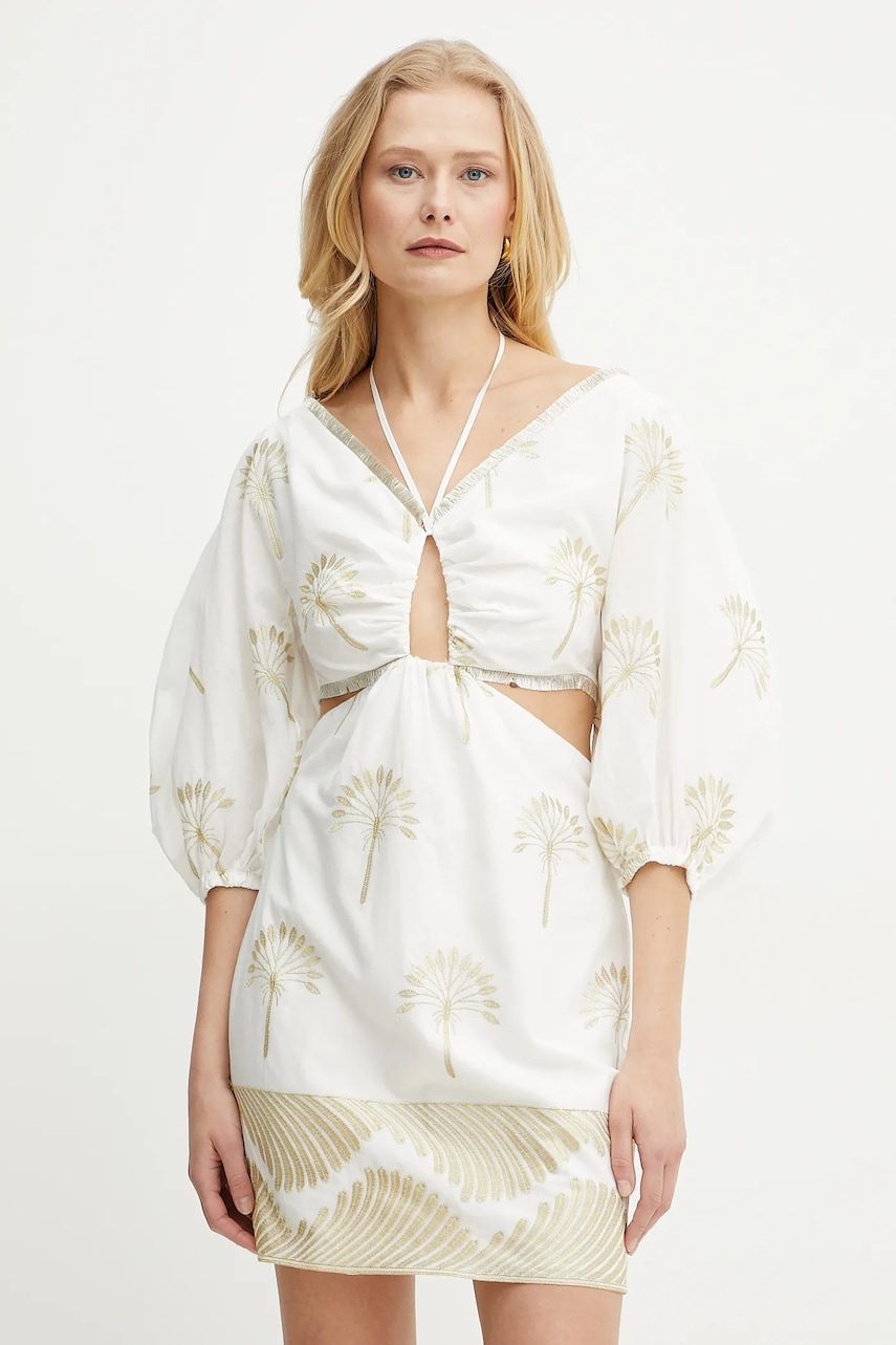 Simona Corsellini rochie culoarea alb