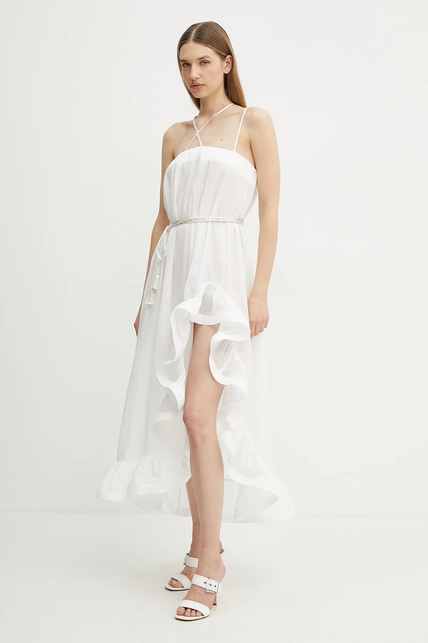 Simona Corsellini rochie din bumbac culoarea alb