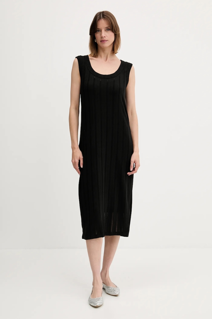 Sisley rochie culoarea negru