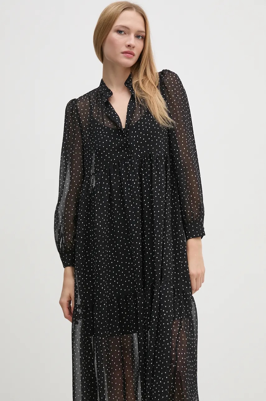 Sisley rochie culoarea negru