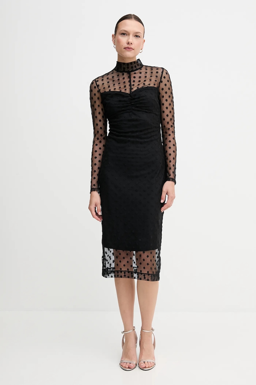 Sisley rochie culoarea negru