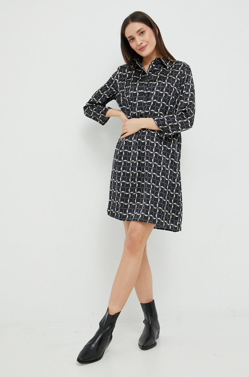 Sisley rochie culoarea negru