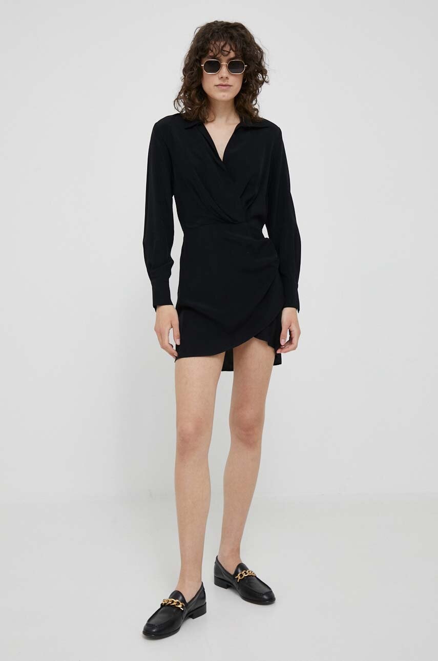 Sisley rochie culoarea negru