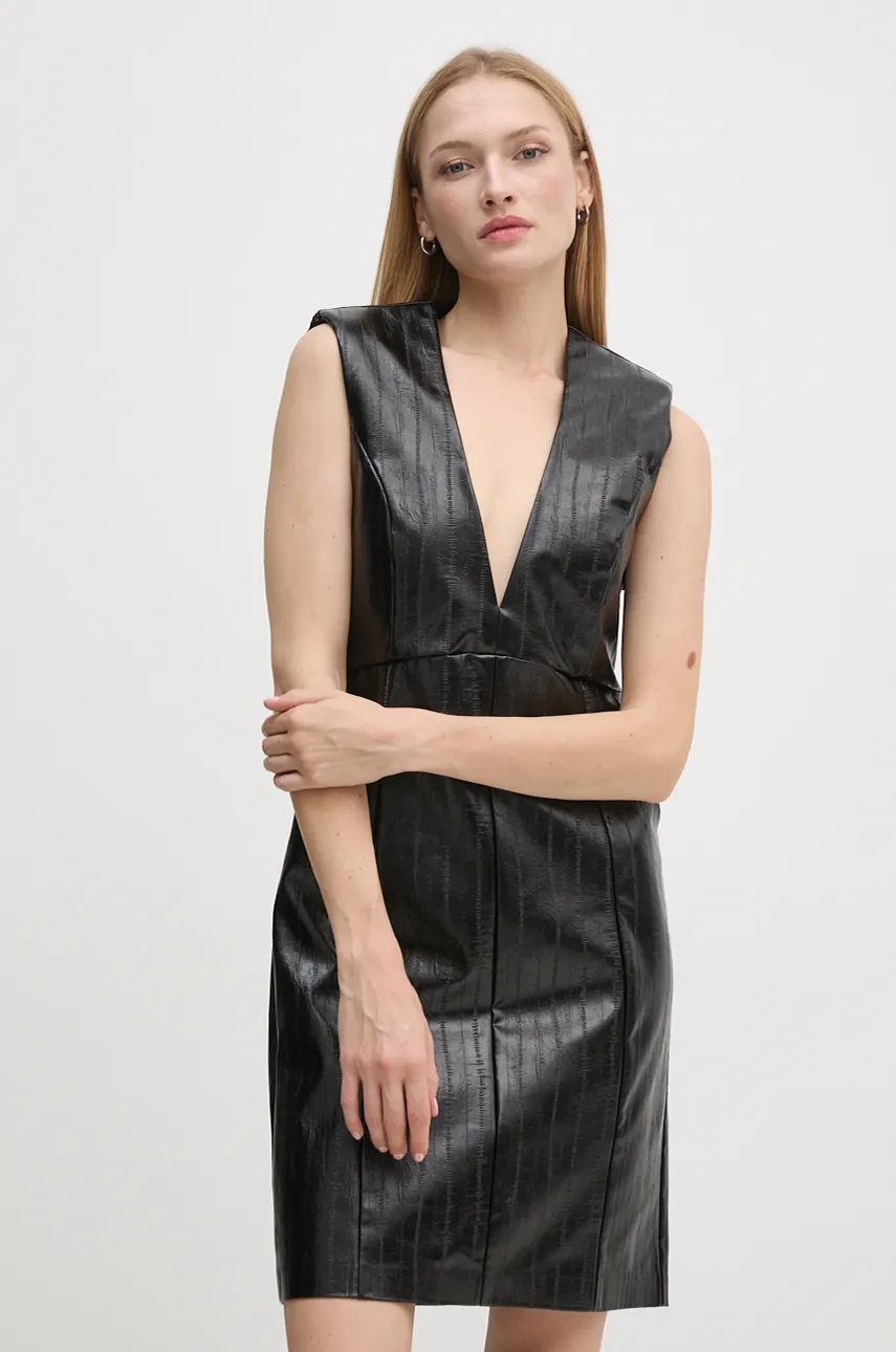Sisley rochie culoarea negru