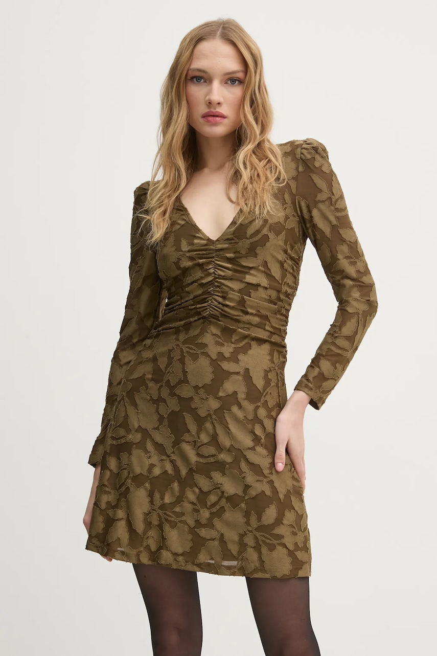 Sisley rochie culoarea verde