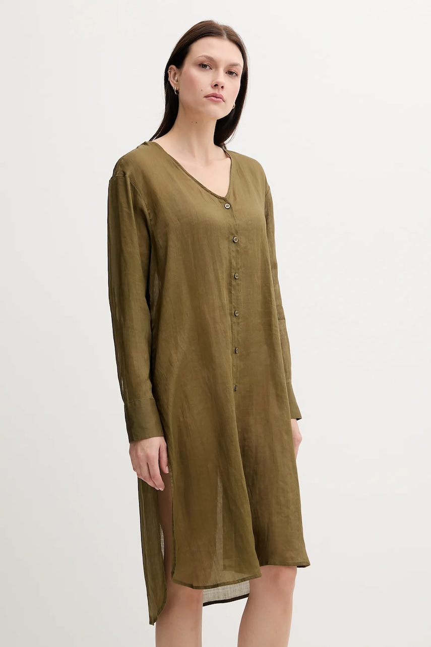 Sisley rochie culoarea verde