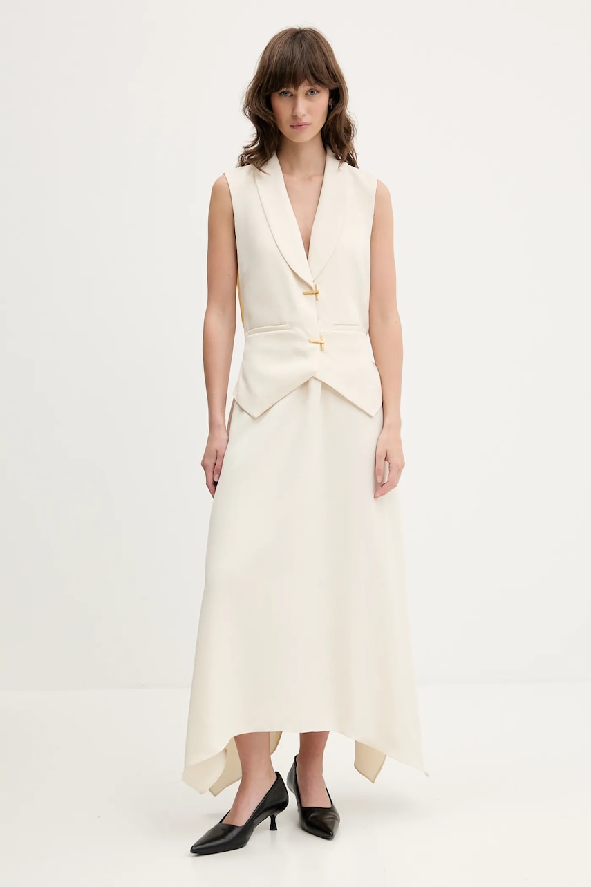 Stine Goya rochie culoarea bej