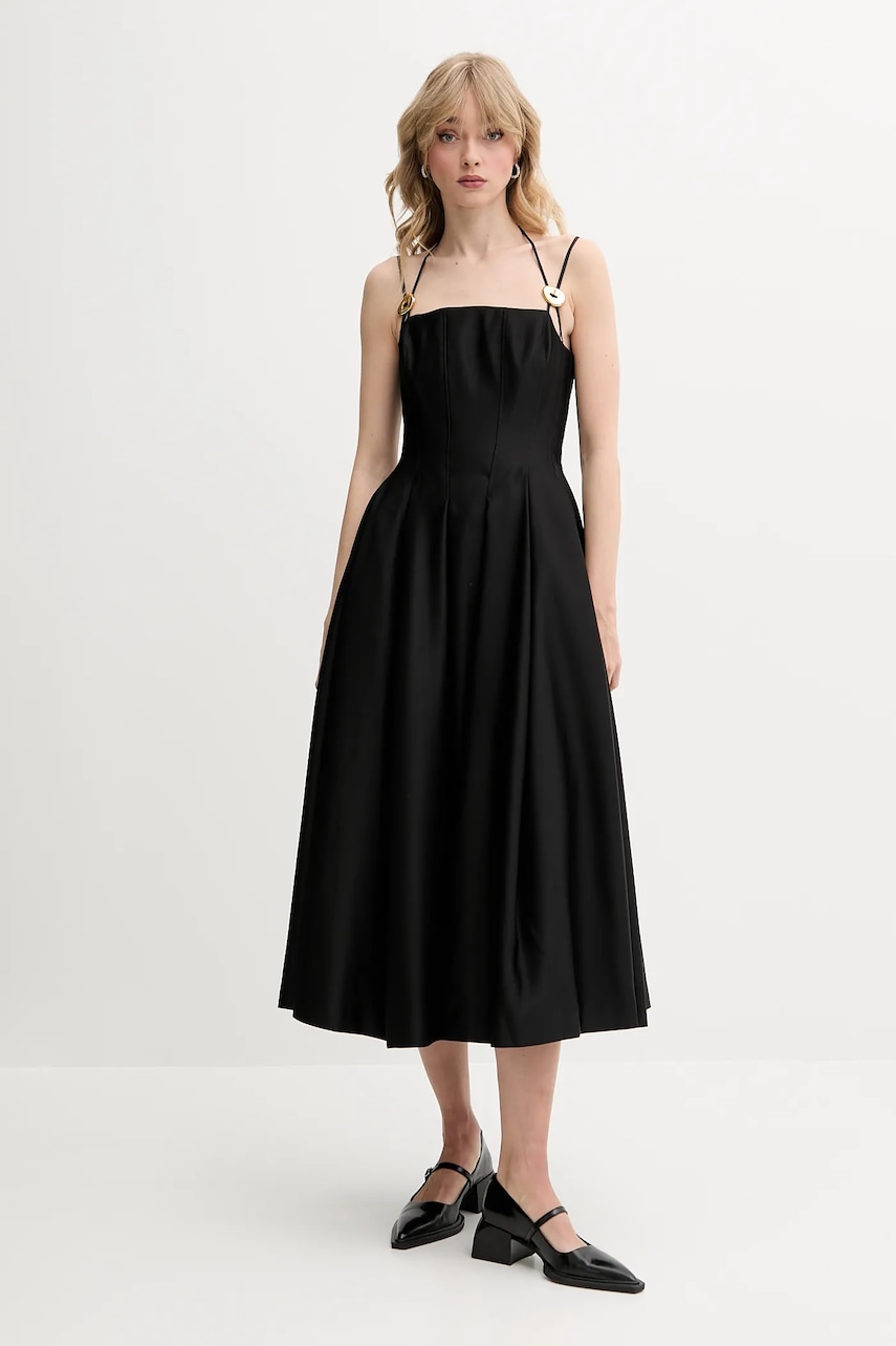 Stine Goya rochie culoarea negru