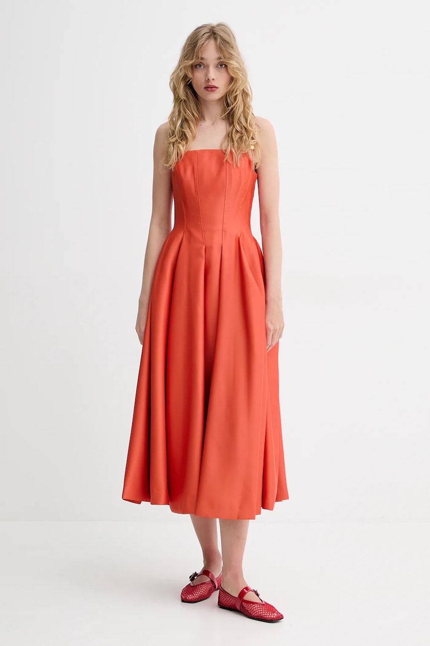 Stine Goya rochie culoarea portocaliu