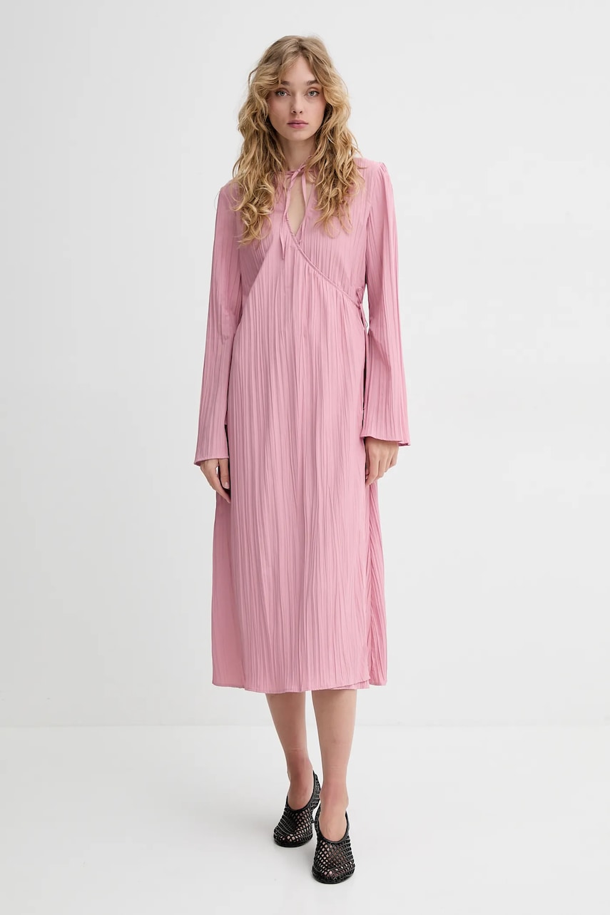 Stine Goya rochie culoarea roz