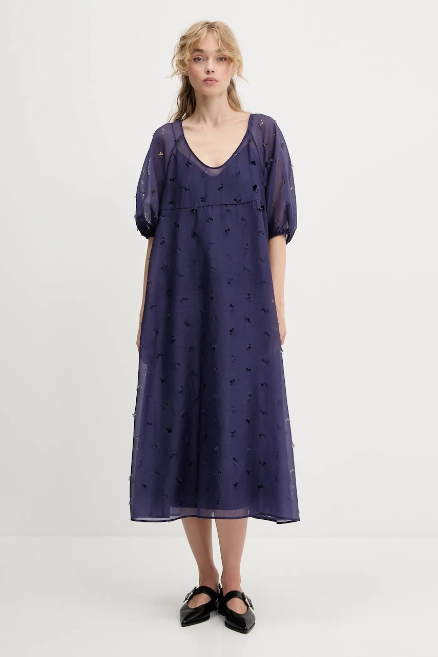 Stine Goya rochie culoarea violet