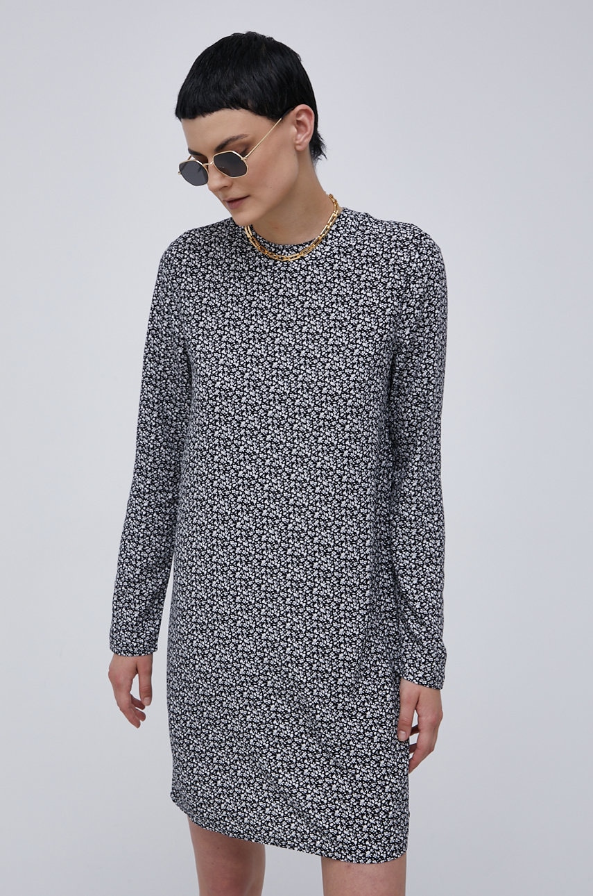 Superdry Rochie culoarea negru