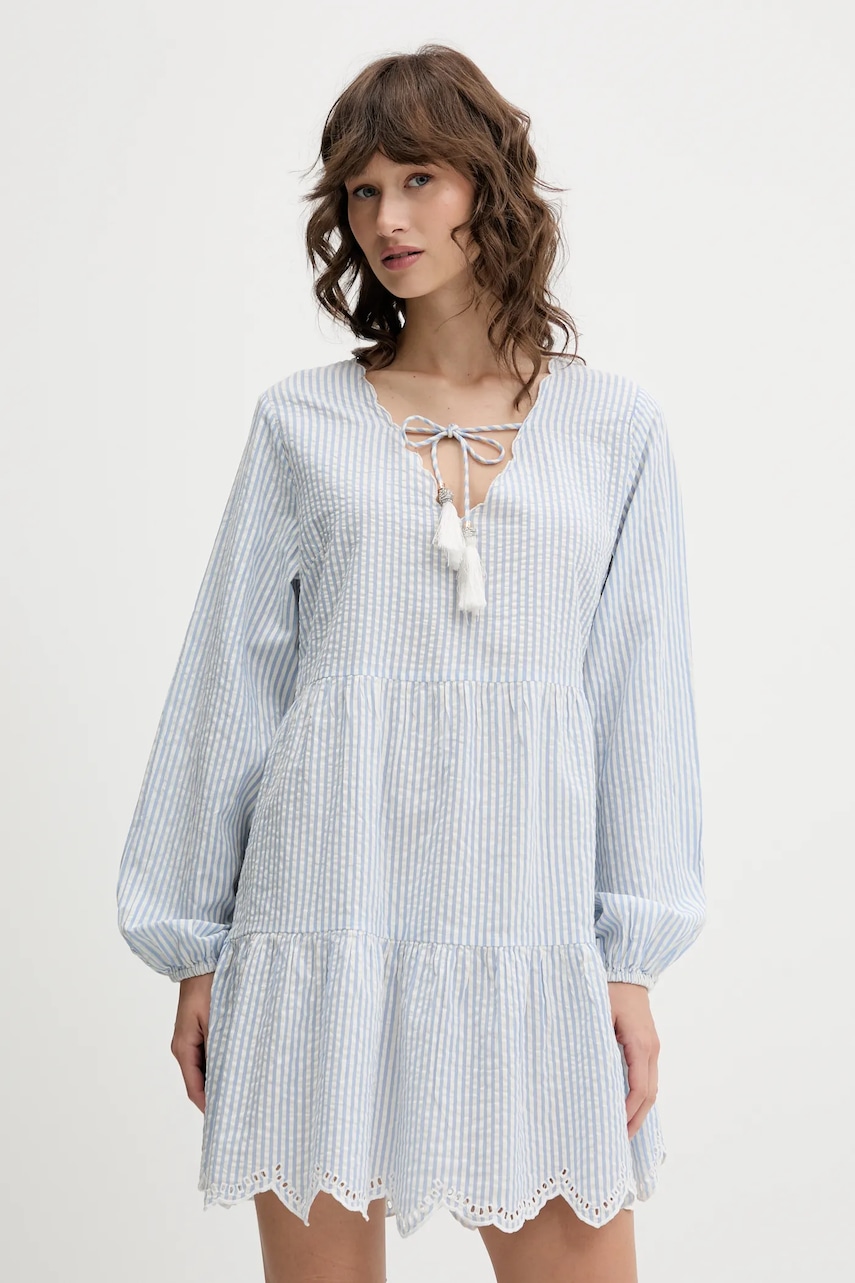 Superdry rochie din bumbac mini
