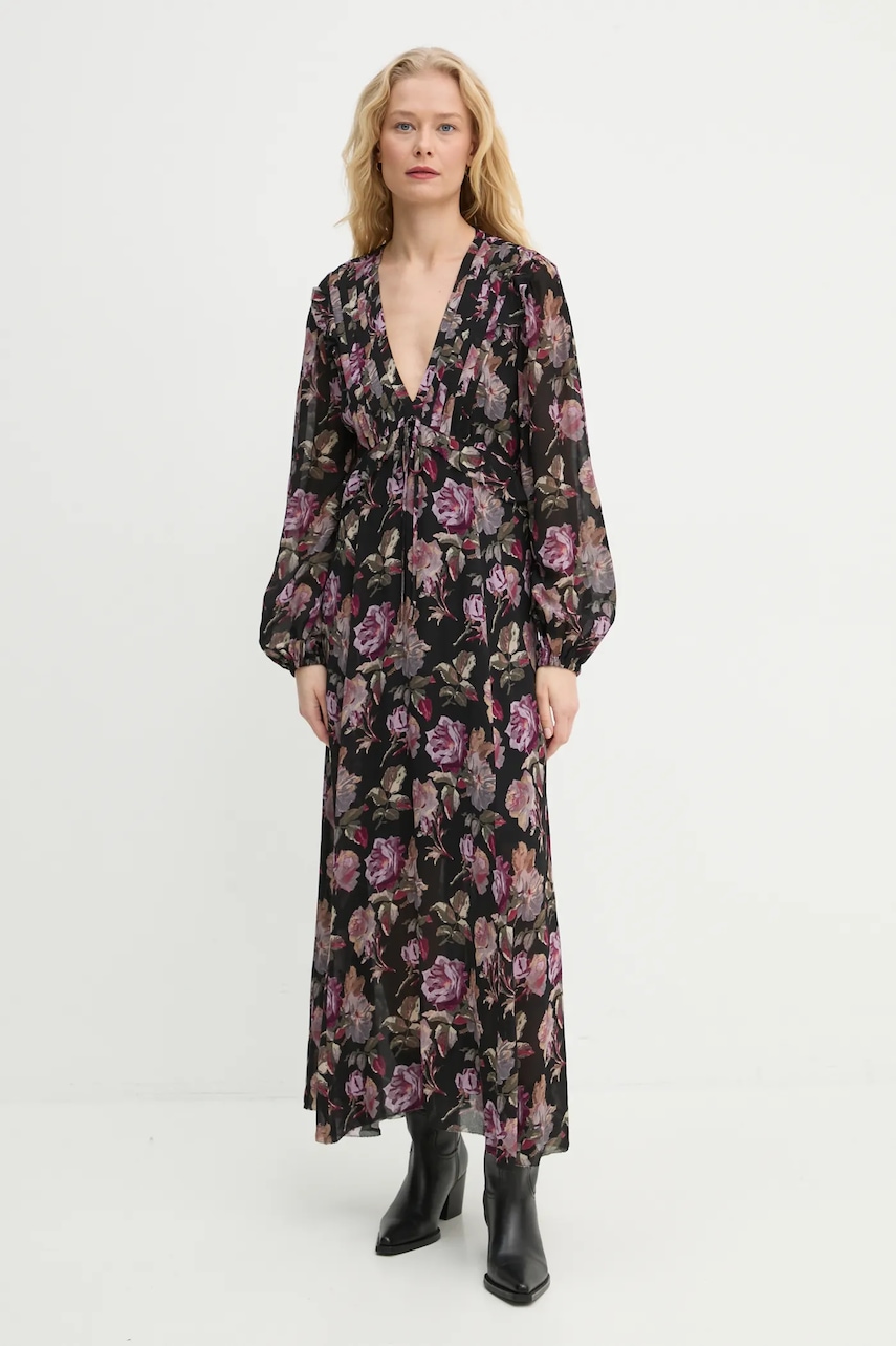 The Kooples rochie culoarea negru
