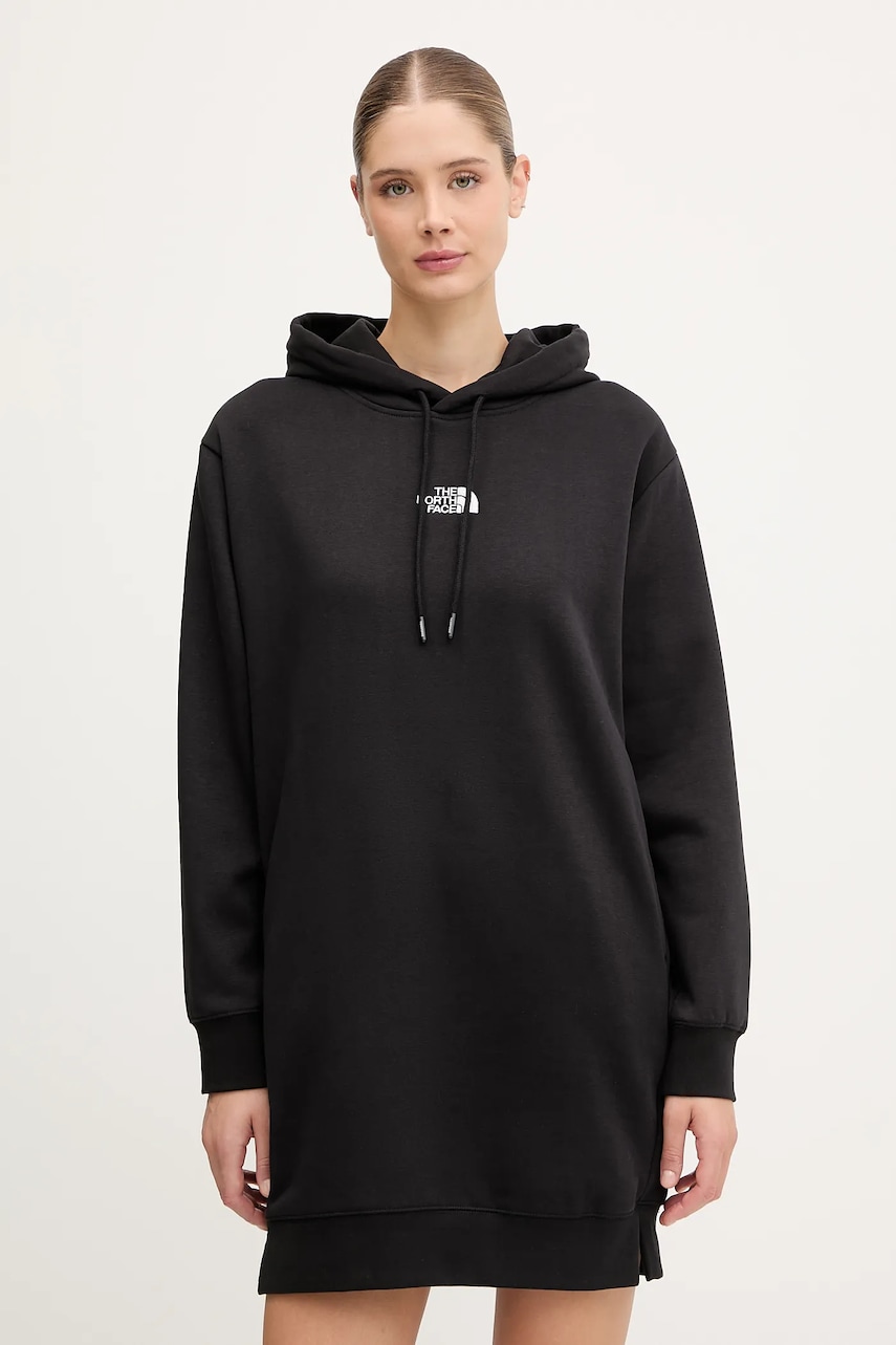 The North Face rochie Essential Relaxed culoarea negru