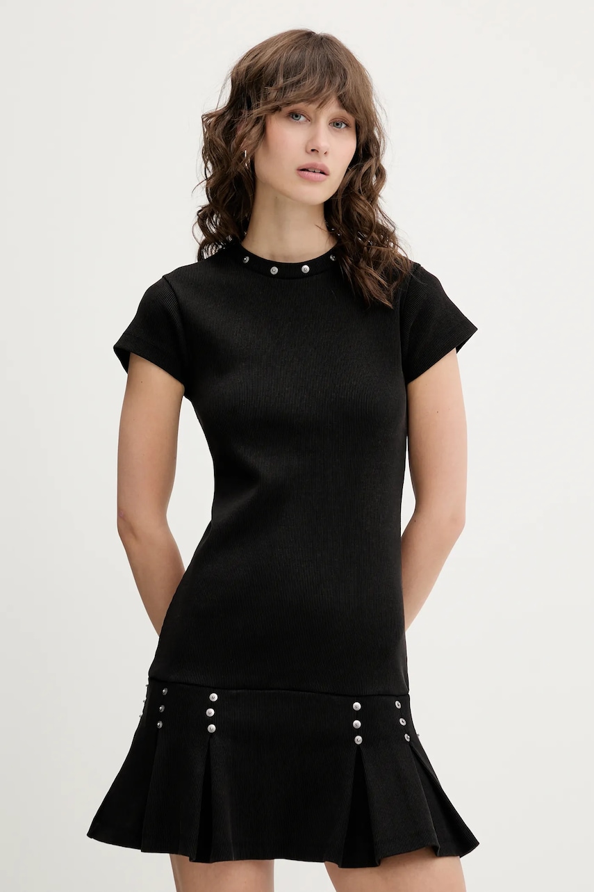 The Ragged Priest rochie culoarea negru