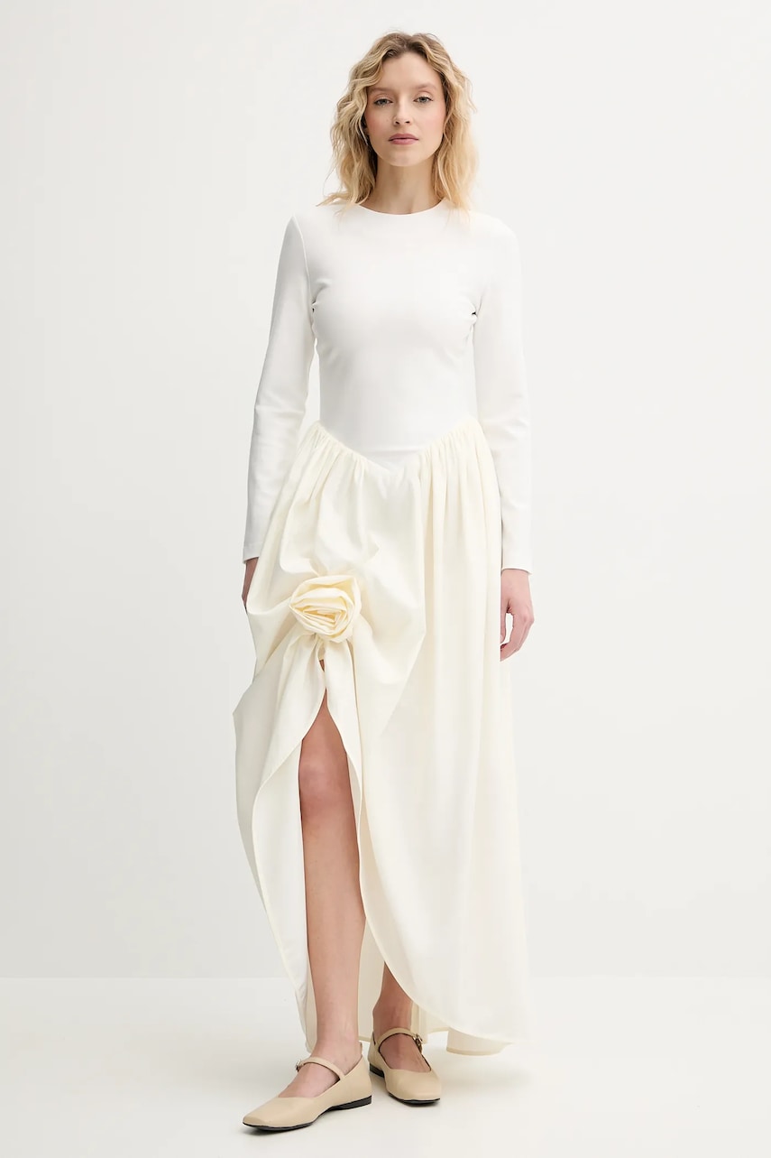The Sleeper rochie culoarea bej