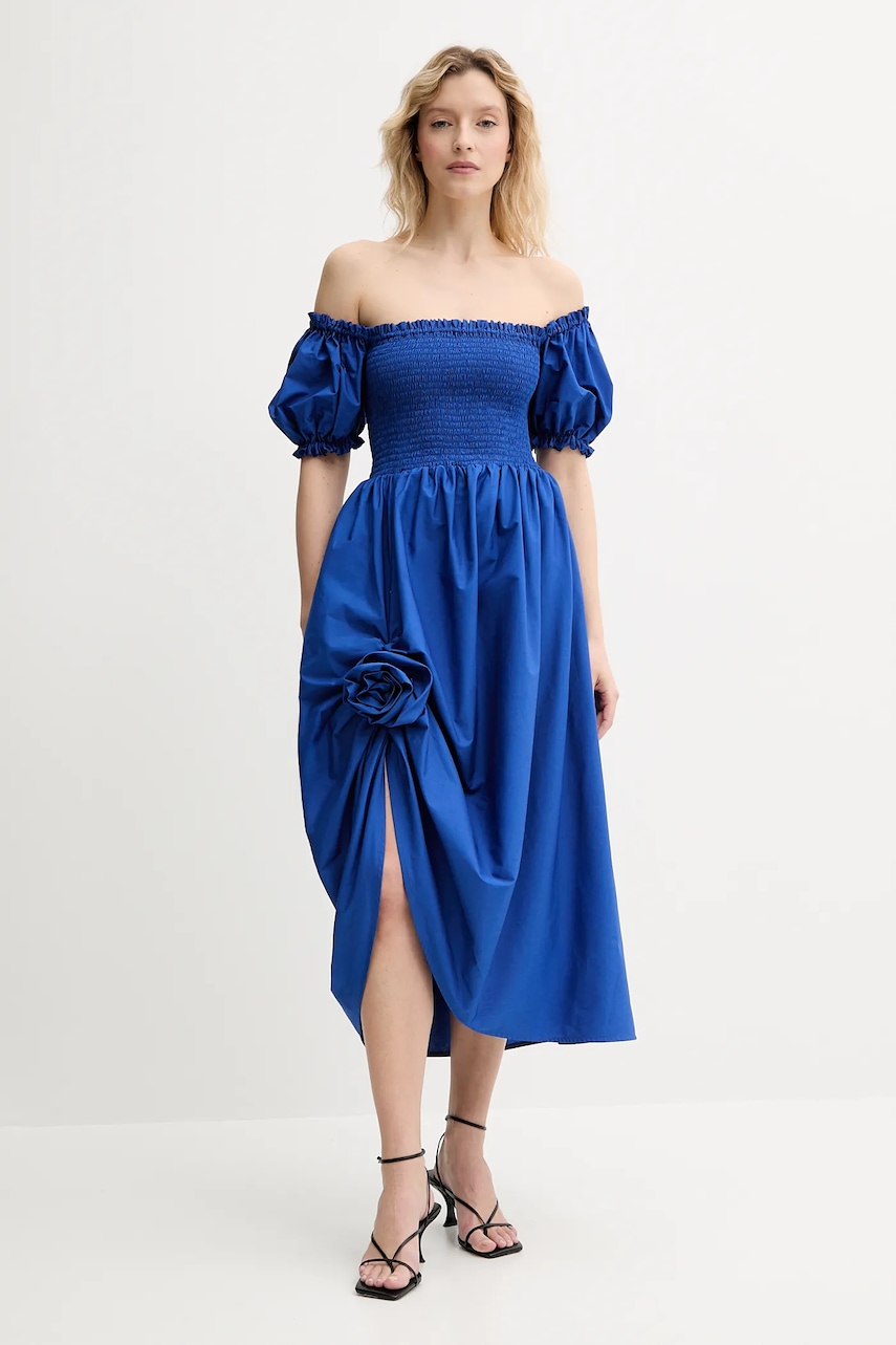 The Sleeper rochie din bumbac maxi