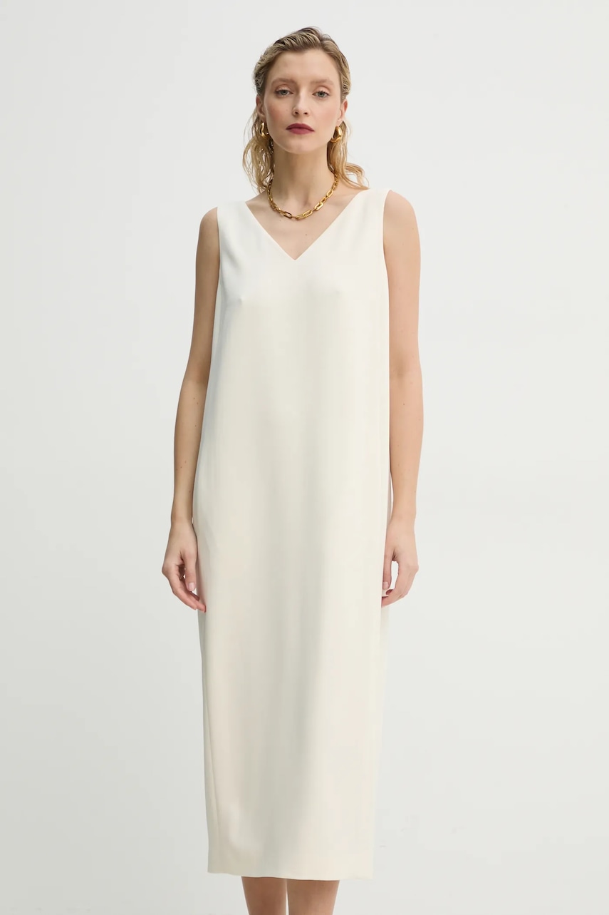Theory rochie culoarea bej