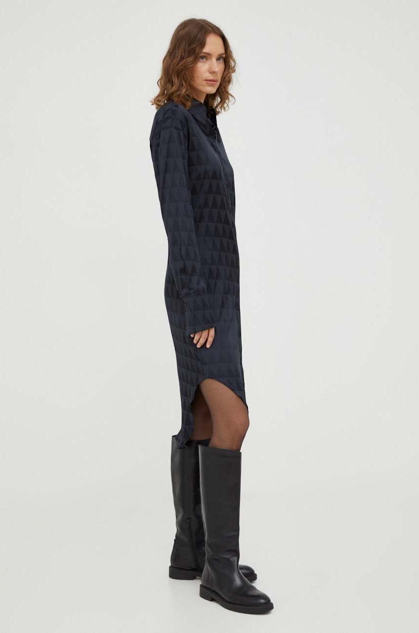 Tiger Of Sweden rochie culoarea bleumarin