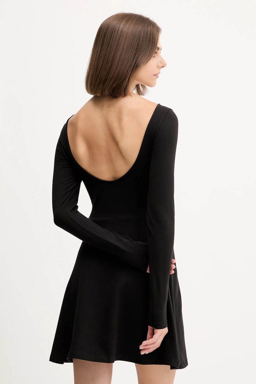 Tommy Jeans rochie culoarea negru