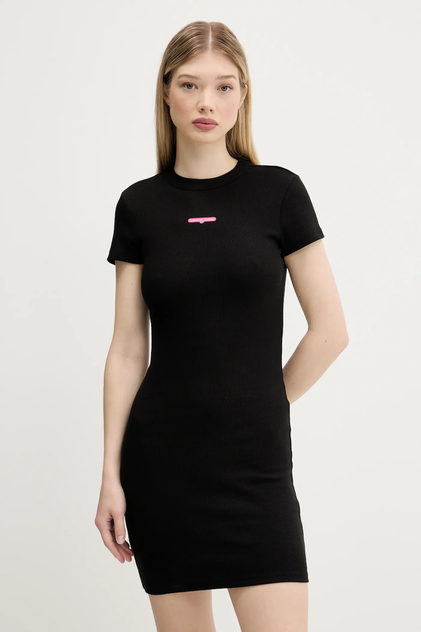 Tommy Jeans rochie culoarea negru